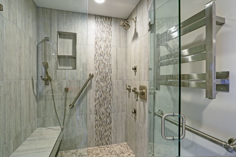 Luxury Shower with Multiple Showerheads